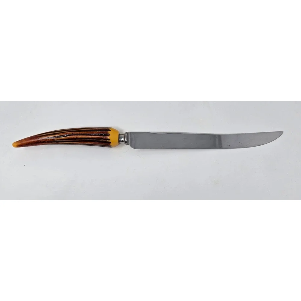 Vintage Kitchen Knife Set Lot 9 Piece Reo Sheffield Master Carver Royal Cutlery